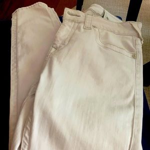 True Religion white skinny jeans